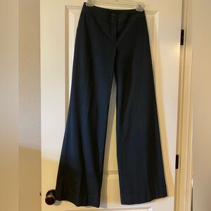 Semantiks Dark grey cuffed wide leg dress pants